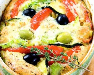 Тортилья с сыром и оливками
